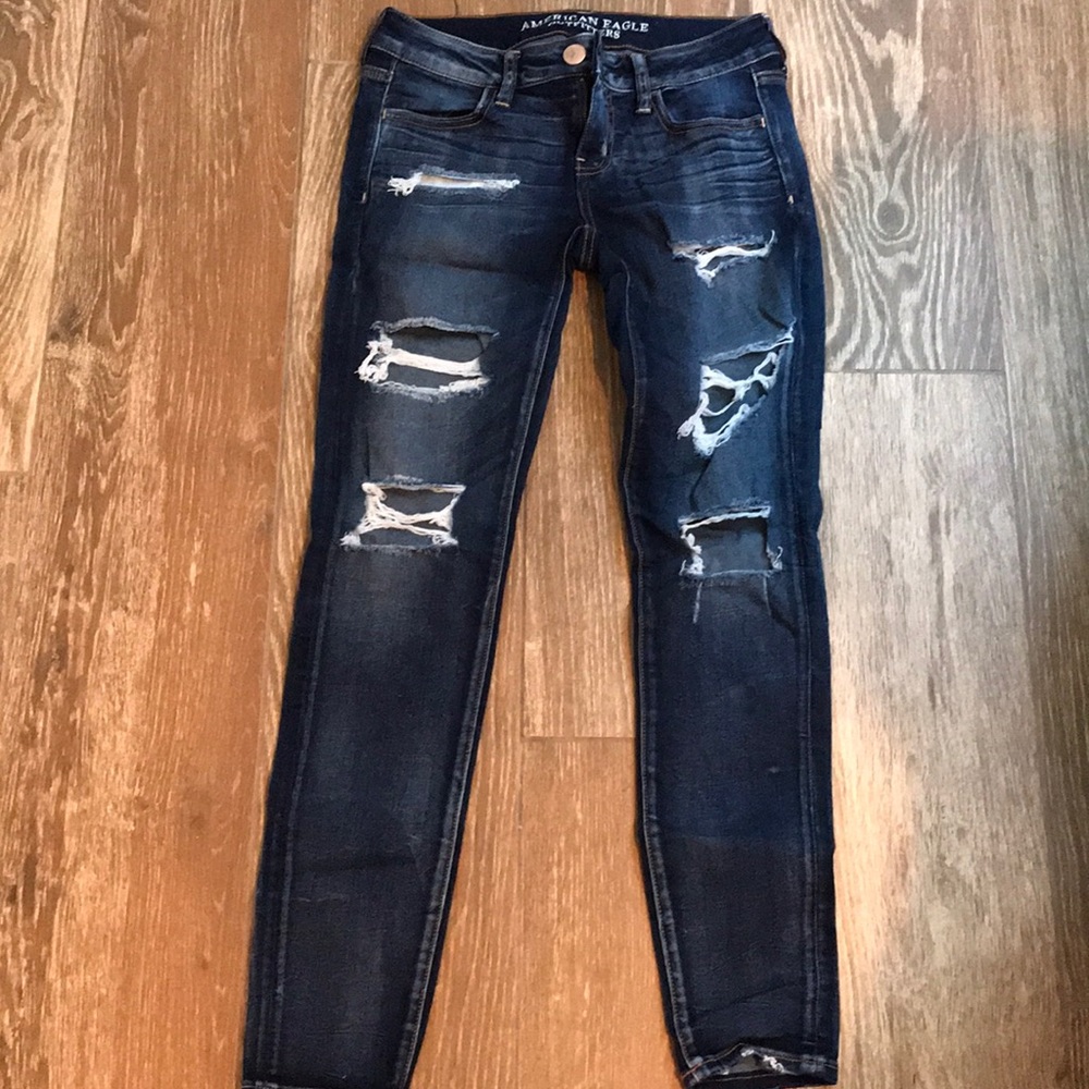 American Eagle ripped jeans